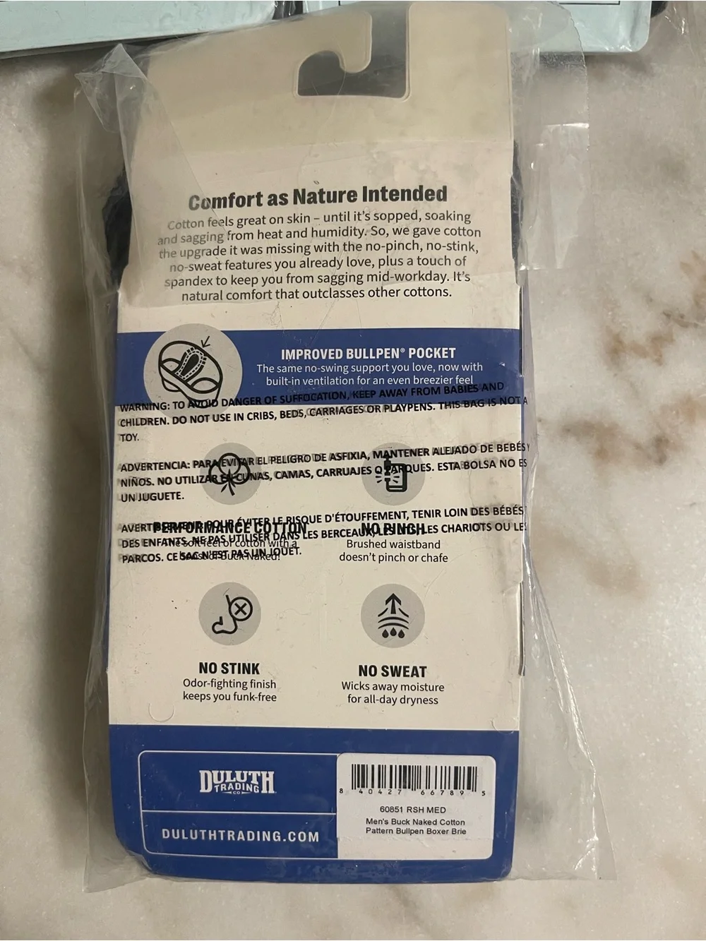 NWT Duluth men’s underwear